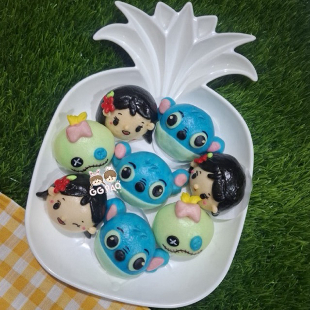 

GG PAO bakpao karakter Stitch | bisa request karakter bakpao Stitch bakpao karakter lucu homemade