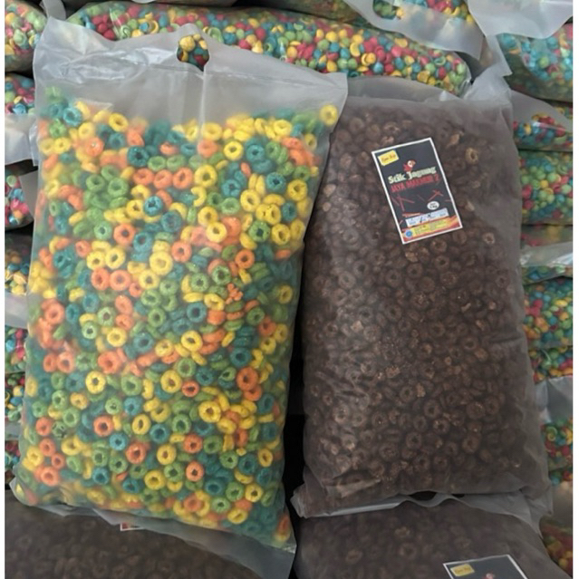 

RINGs sereal coklat dan mix buah 1kg jaya makmur2 snack