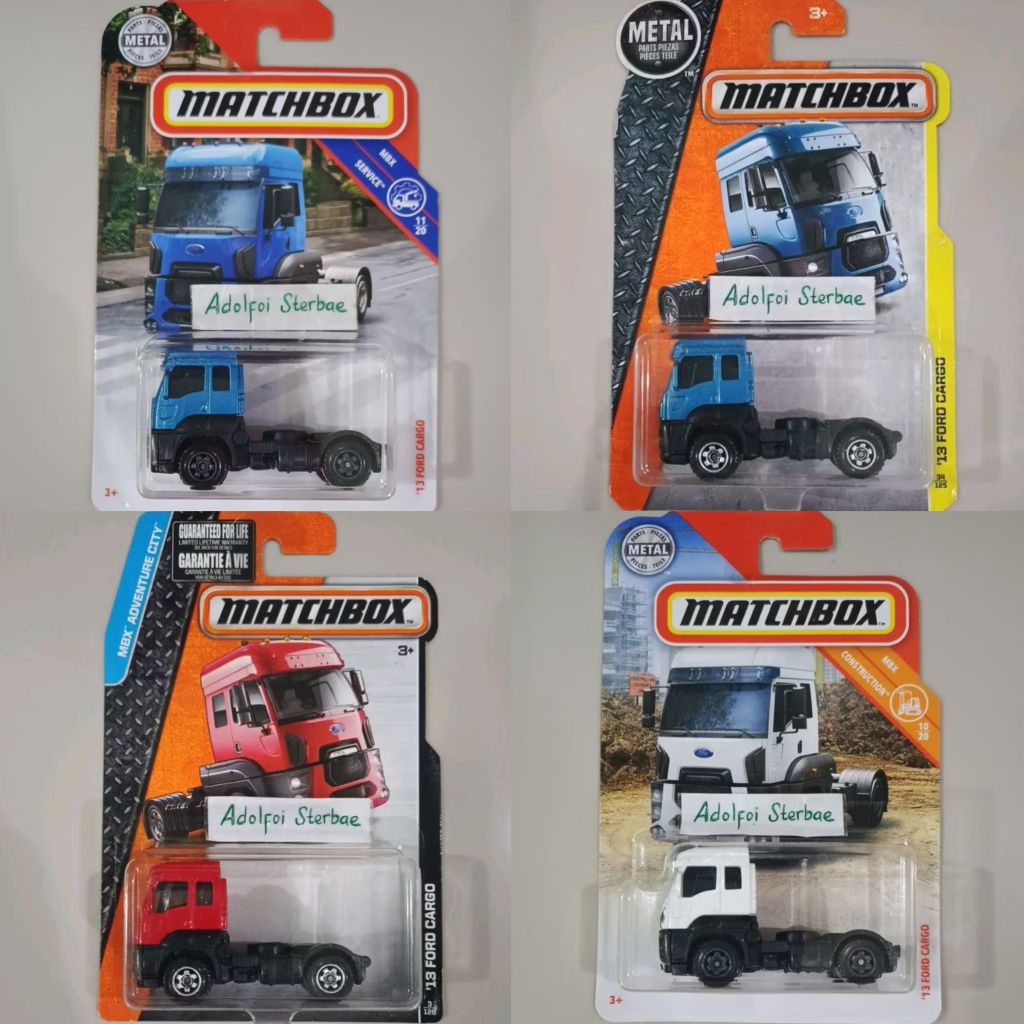 matchbox '13 ford cargo mbx construction mbx adventure city mbx service metal kepala truck