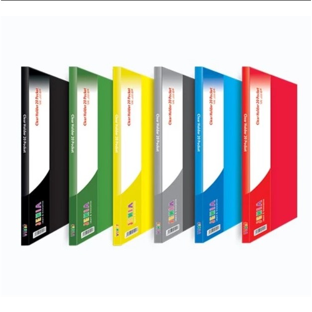 

Map Clear Holder Jenia isi 20 lembar / Clear Holder Folio isi 20 pocket