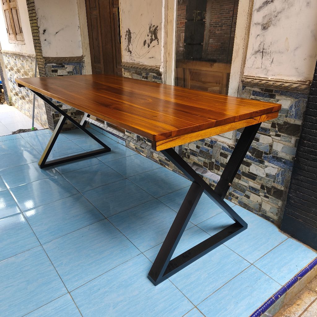 Meja laptop super awet komputer meja kerja belajar jati jepara amazing craft indonesia