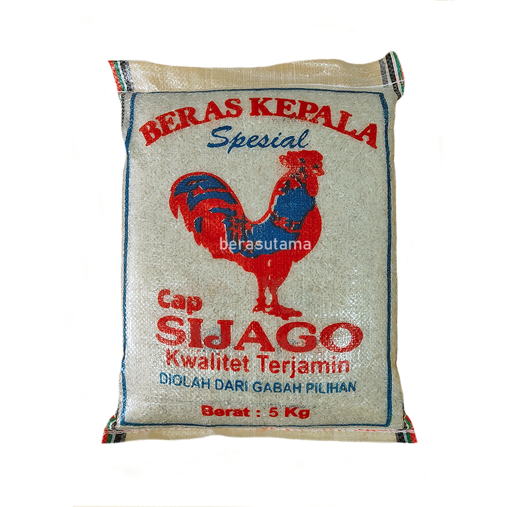 

Beras Kepala Medium Cap Si Jago 5KG
