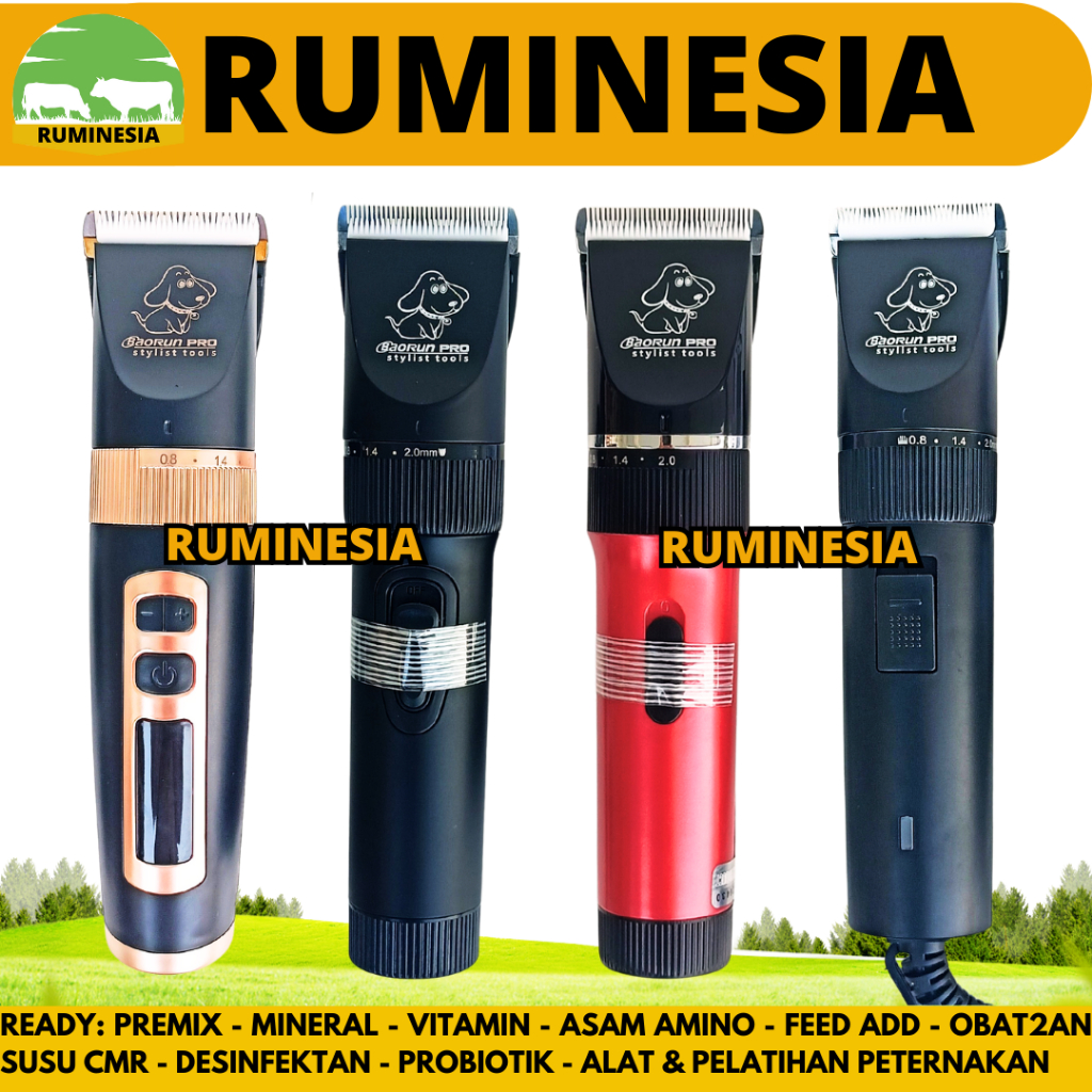 BAORUN S1 P6 P7 P9 - Alat Cukur Hewan Elektrik untuk Bulu Domba Mesin Cukuran Domba Anjing Kucing Ka