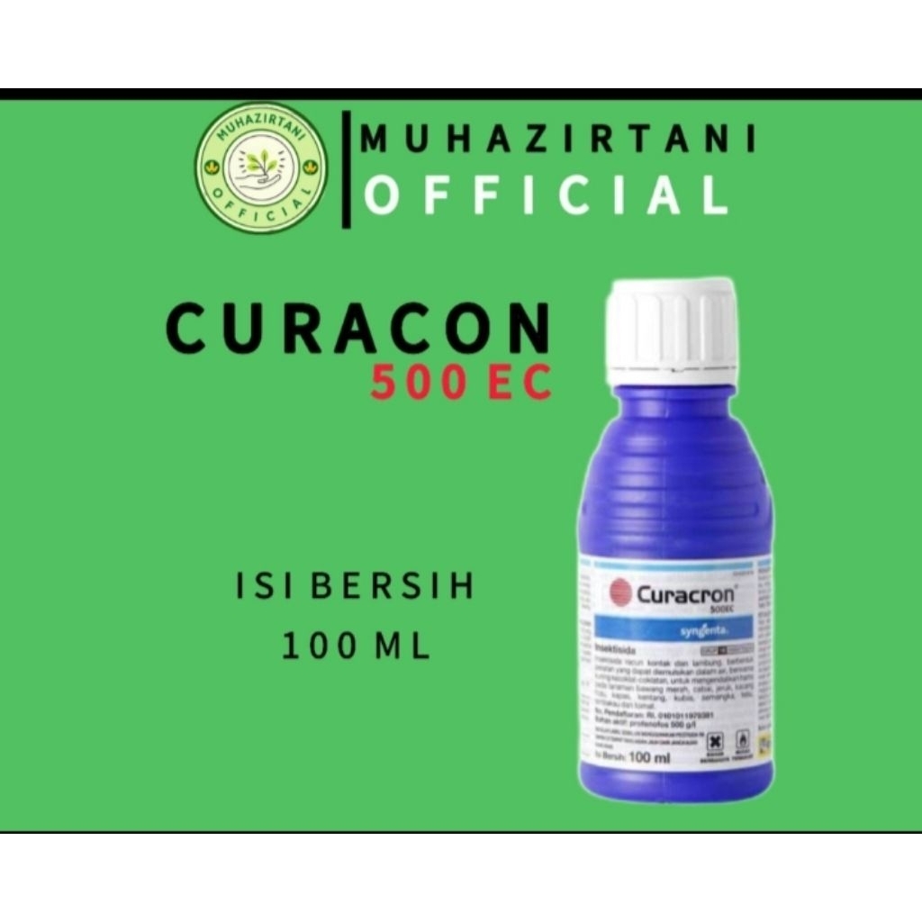 INSEKTISIDA CURACON 500 EC 100.ML PEMBASMI KUTU PUTIH DAN KERTING DAUN,ULAT GRAYAK SANGAT EFEKTIF OR