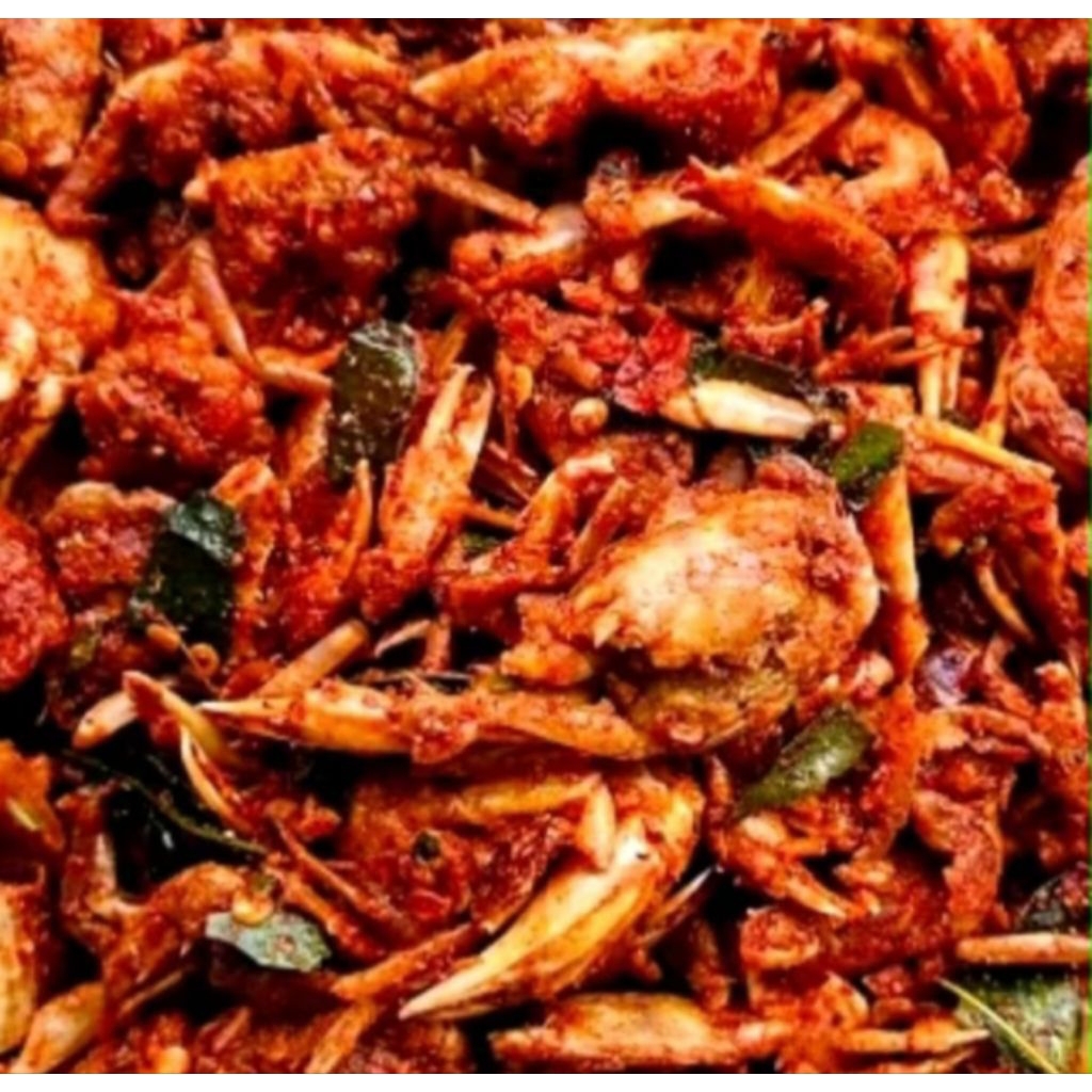 

BABY CRAB KRISPY PEDAS DAUN JERUK MANTUL (FRESH TIAP HARI ORDER LANGSUNG GORENG)