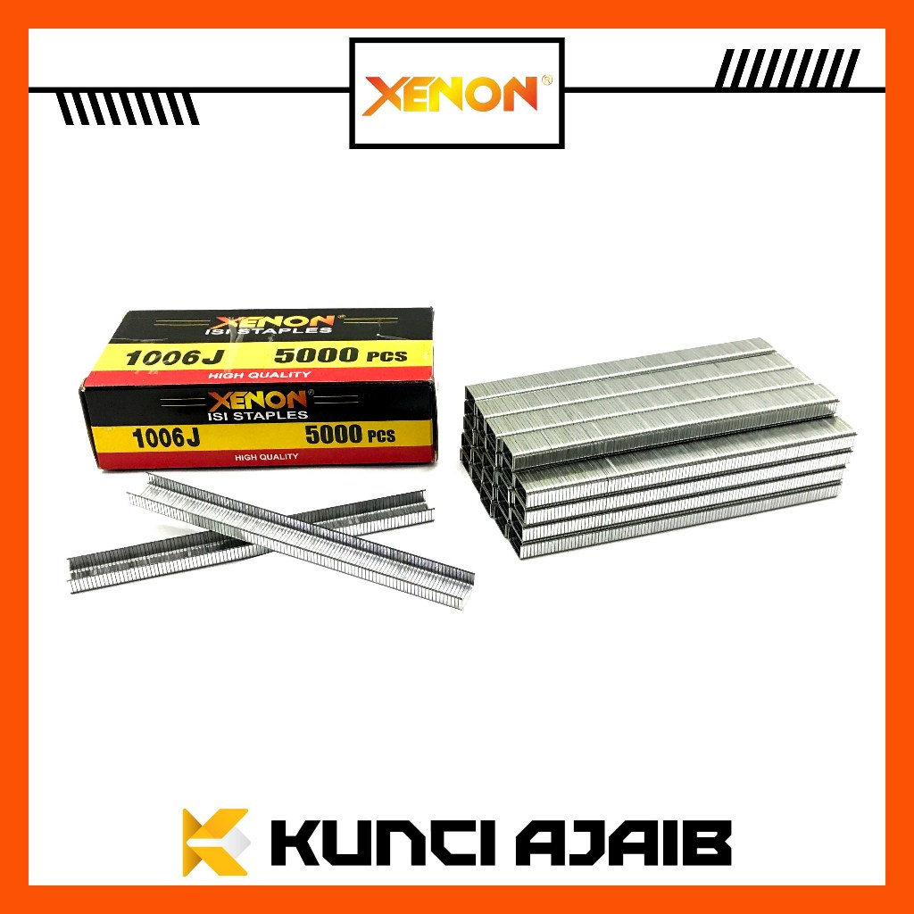 

XENON Isi Staples 1006J - Refill Air Nailer Gun Paku Tembak Bit Finish Nail 1006 J