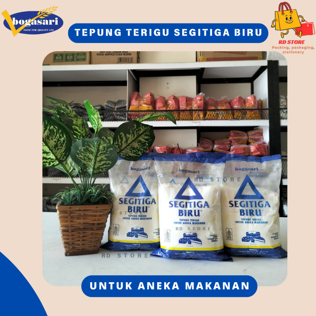 

TEPUNG TERIGU SEGITIGA BIRU 1 KG TEPUNG TERIGU TEPUNG SEGITIGA BIRU TEPUNG TERIGU 1 KG BOGASARI