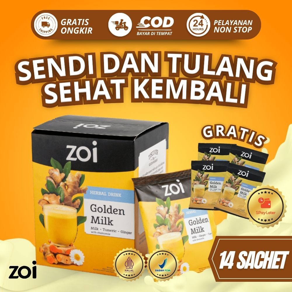 

[PAKET 14 SACHET] ZOI Golden Milk – Ramuan Kuno Rasa Modern GERD Asam Urat Kolesterol