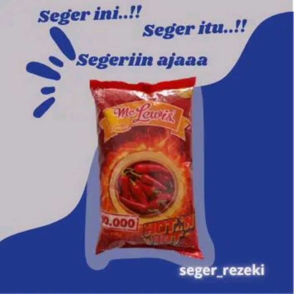 

SAOS EXTRA HOT PEDAS MC LEWIS 900 GRAM