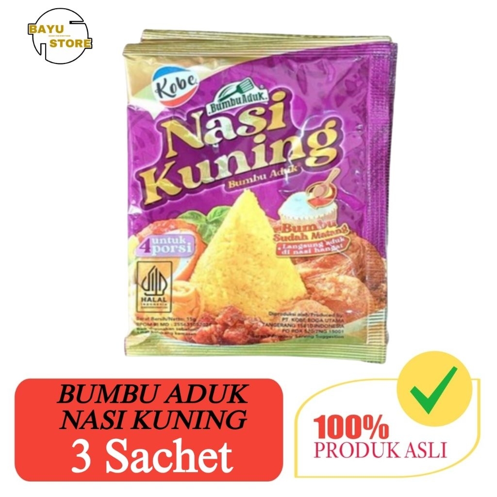 

Bumbu Nasi Kuning isi 3 Sachet