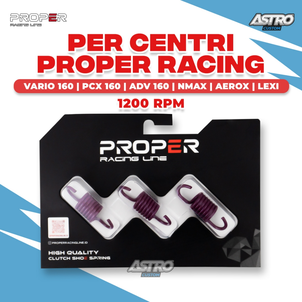 Proper Per Kopling 1200 RPM PCX 160 ADV Vario 160 Centri Per sentri Per Kampas Ganda Racing Line