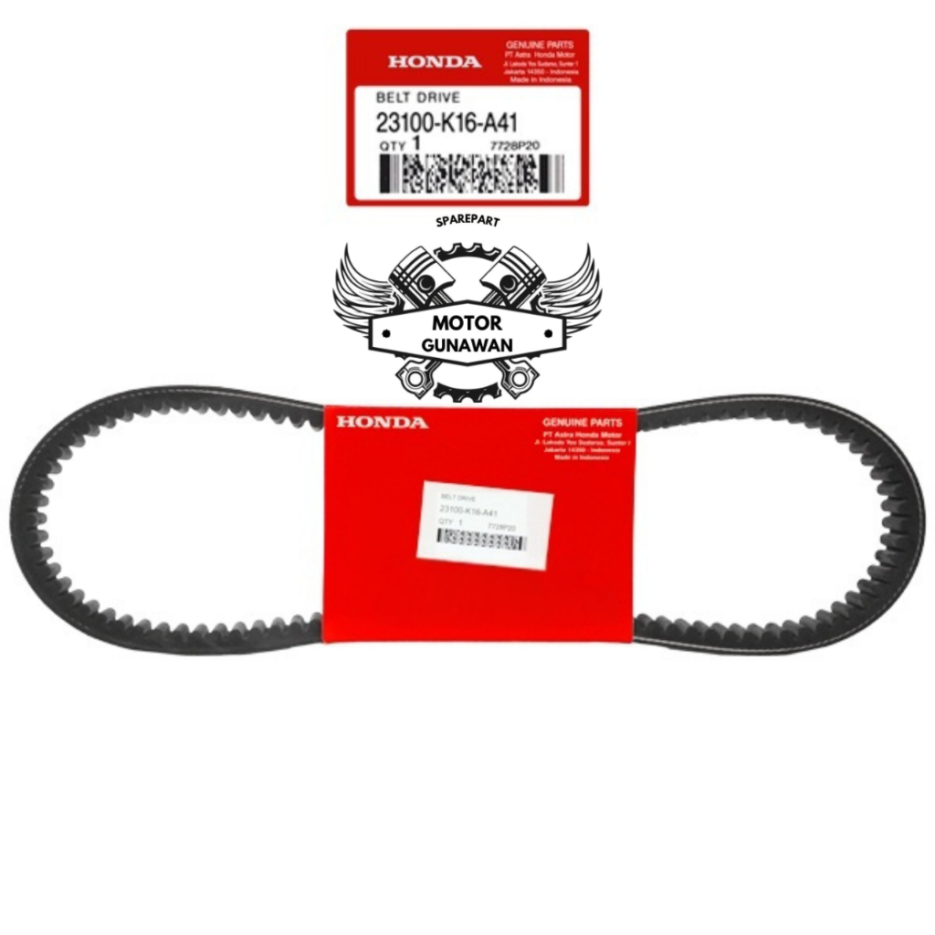 23100-K16-A41 ORIGINAL Van Belt V-Belt Honda K16 Scoopy ESP K16 K93 Ring 12 & 14 2015 - 2019