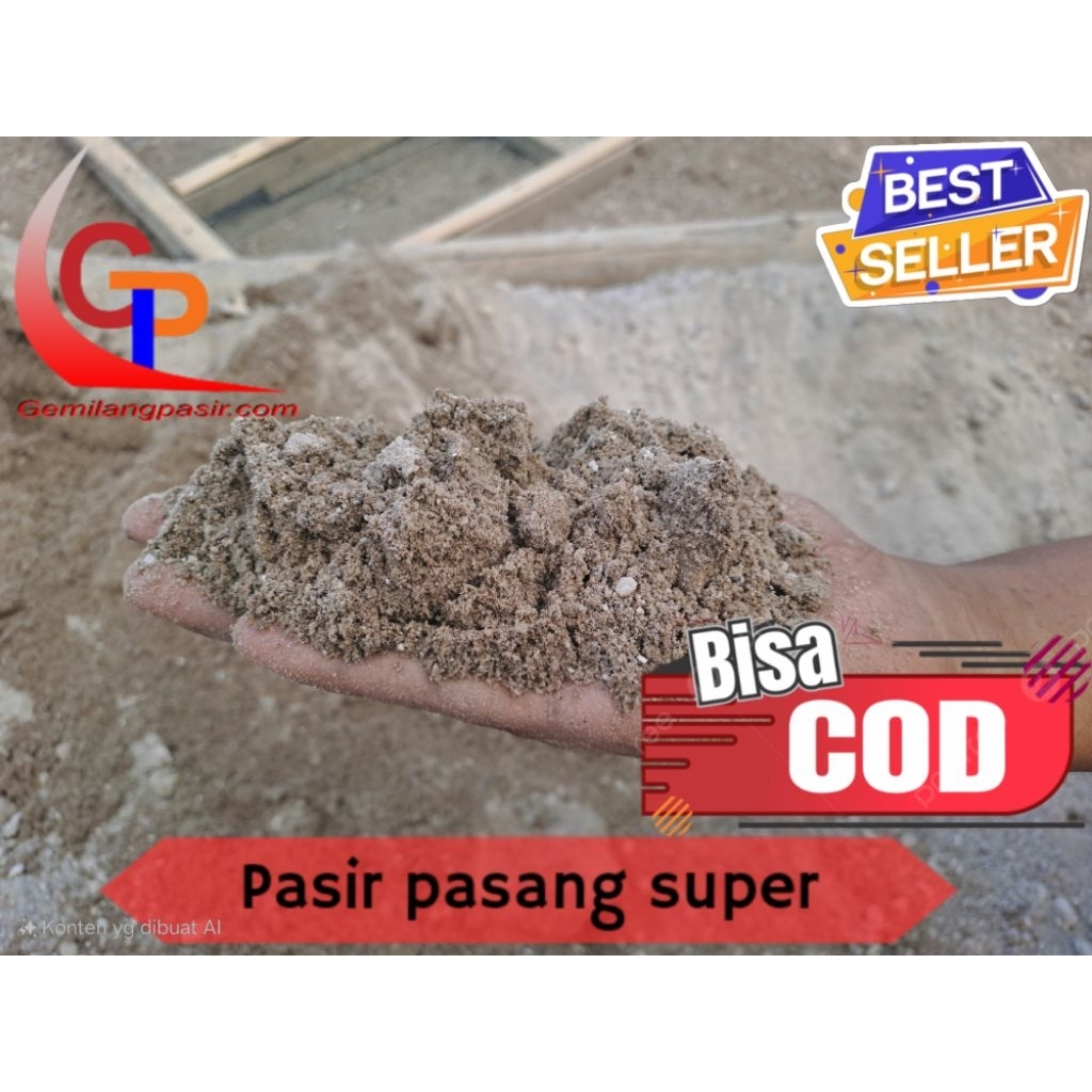 pasir pasang/plester vs pasir hitam cor