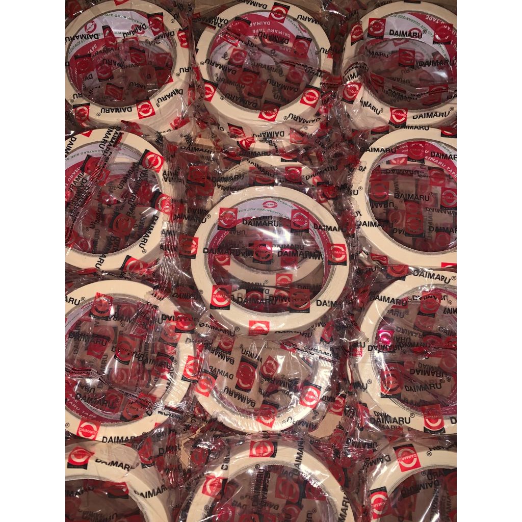 

Merk Daimaru Lakban Kertas / masking tape 24mm / 1inch