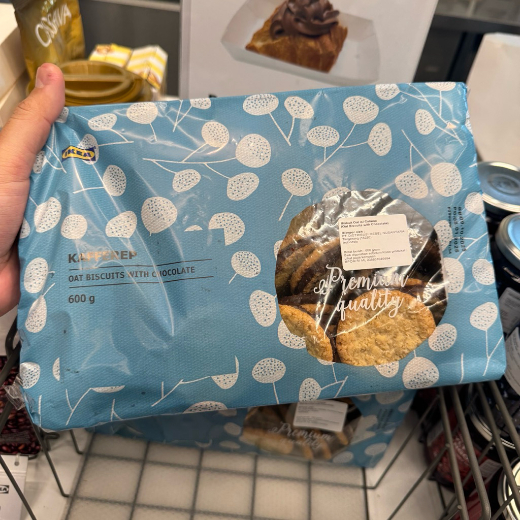 

Oat Biscuits Chocolate Biskuit Oat Sehat Kafferep IK3A 600 gram