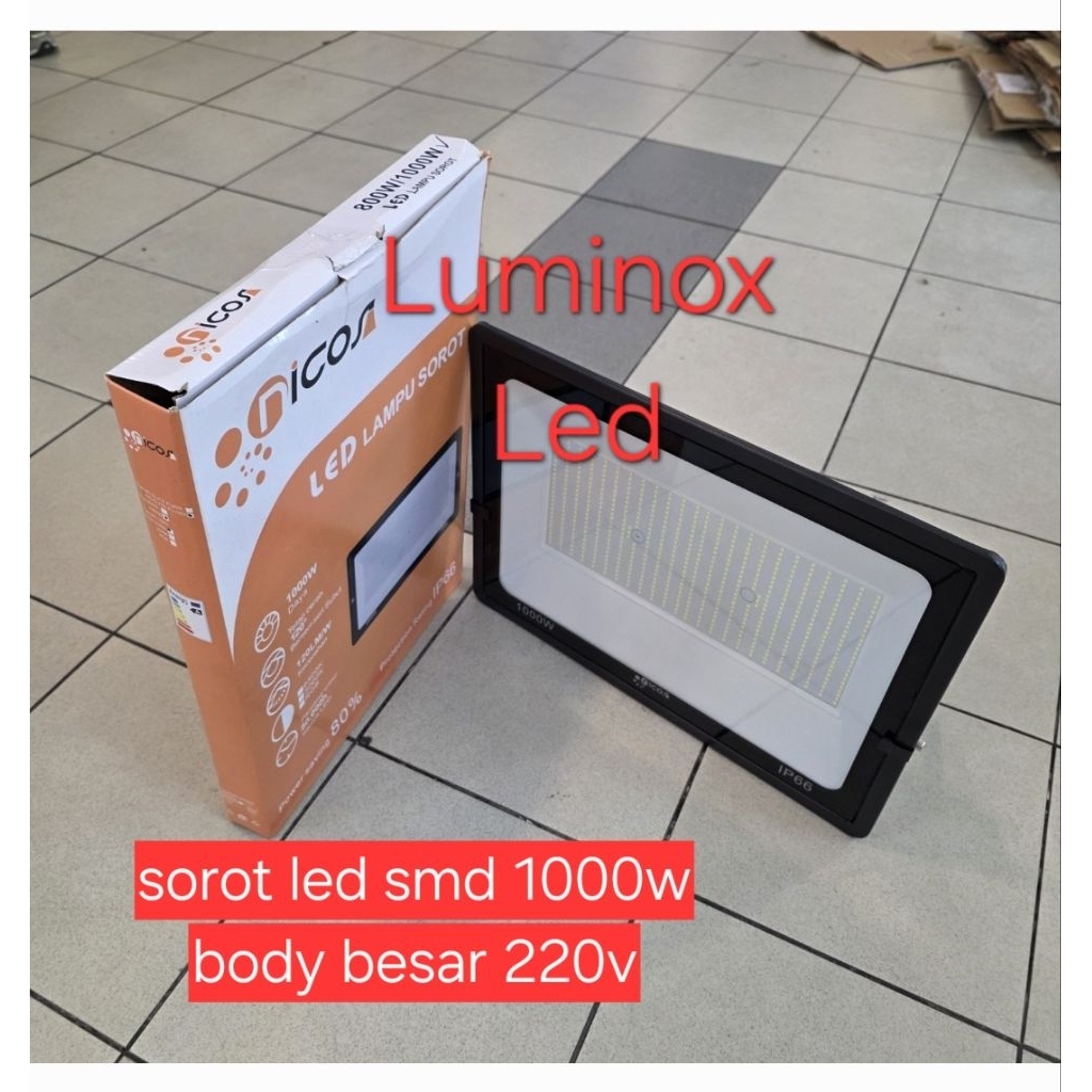 lampu tembak led smd 1000w 1000watt / sorot led 1000w - flood light led 1000w 220volt