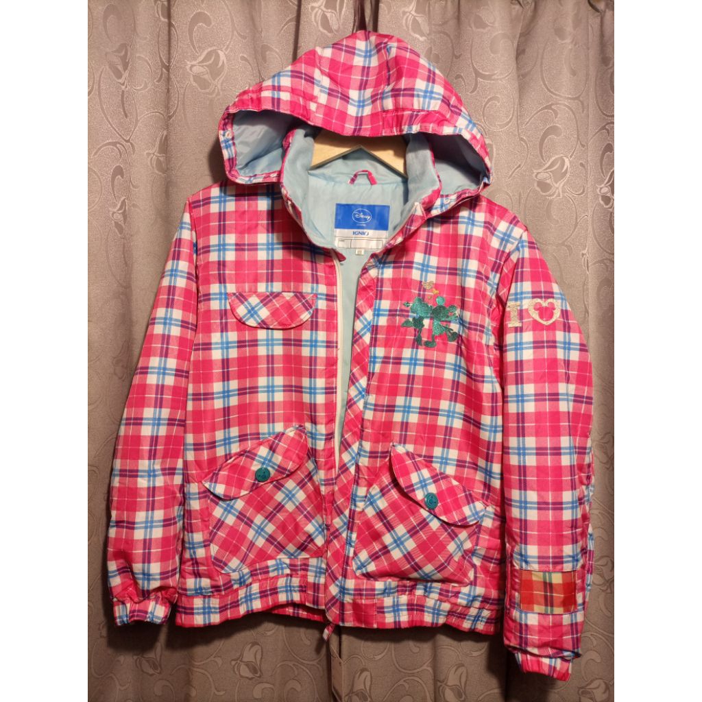 Jaket Snowboard Disney X Ignio Tartan Hodie Gorppet Original_Size 160/M