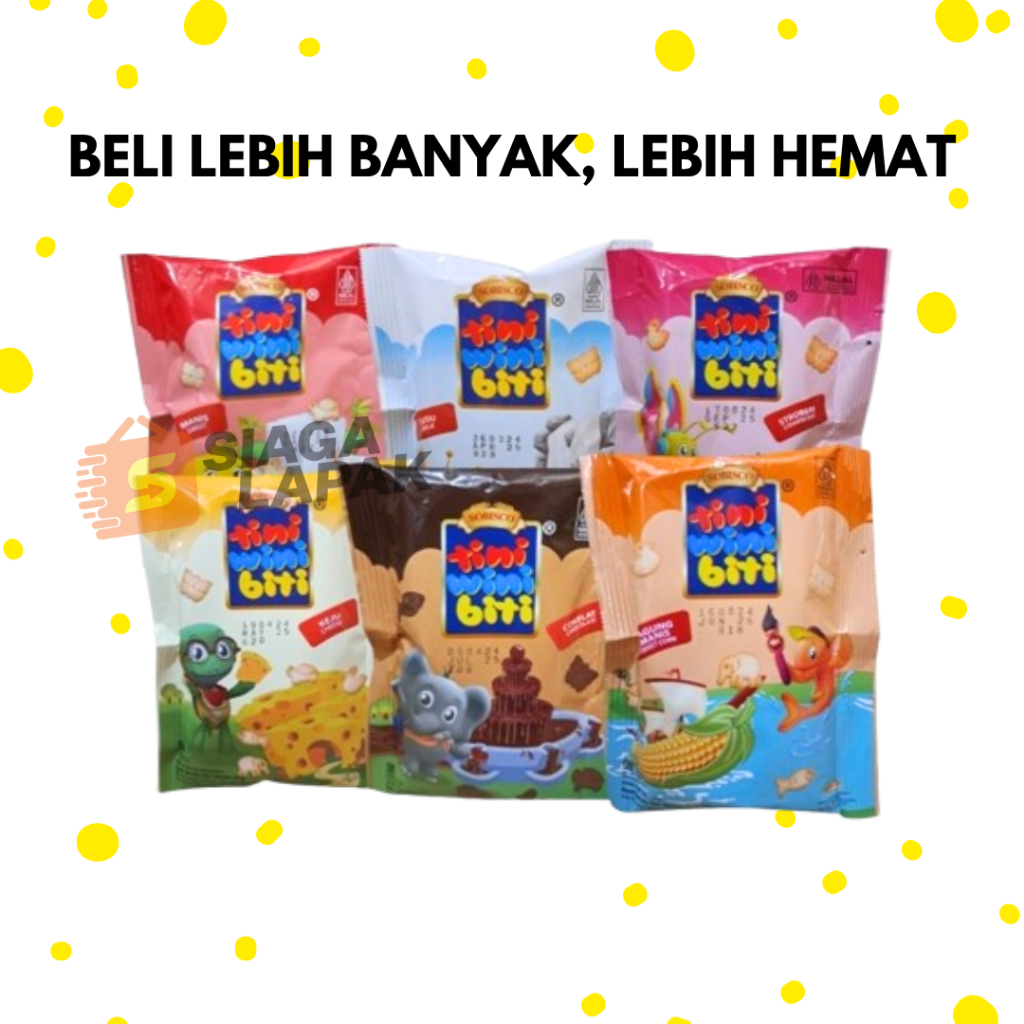 

Tini Wini Biti 30gr ECERAN 1 PCS Biskuit Anak Snack Aneka Varian Rasa [BELI BANYAK LEBIH MURAH]