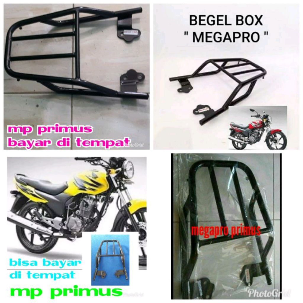 breket motor MEGAPRO PRIMUS breckt motor dudukan box MEGAPRO PRIMUS