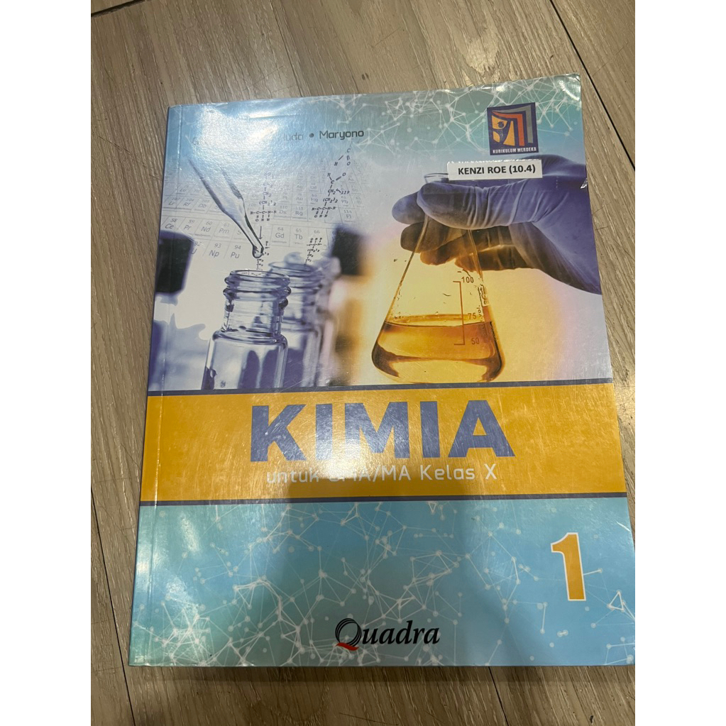 Buku Kimia Quadra kelas 10