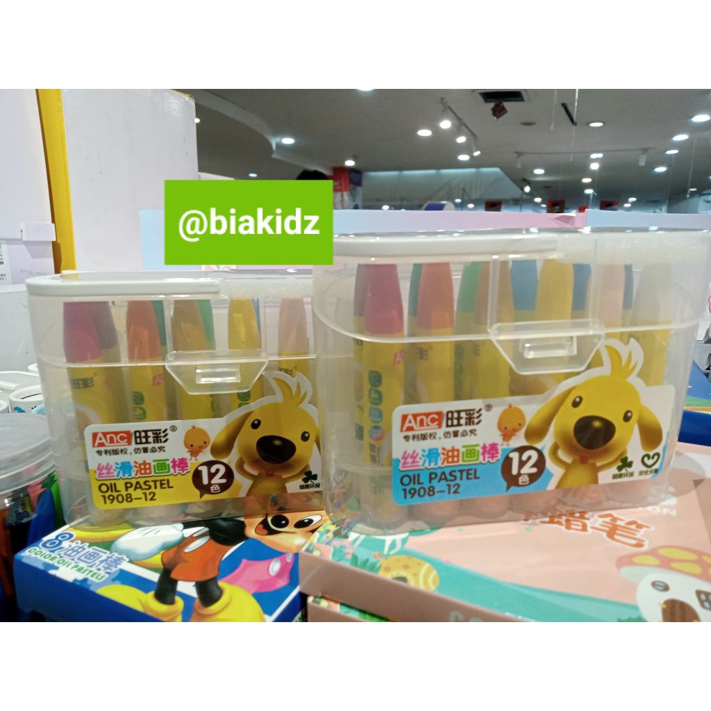 

Crayon Oil Pastel 12 colors Crayon 12 warna