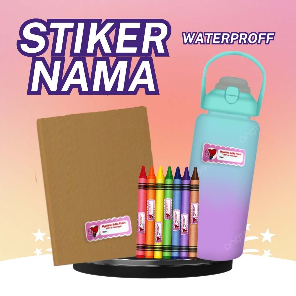 

Sticker Nama Buku | Sticker Nama Botol | Stickre Nama Sekolah