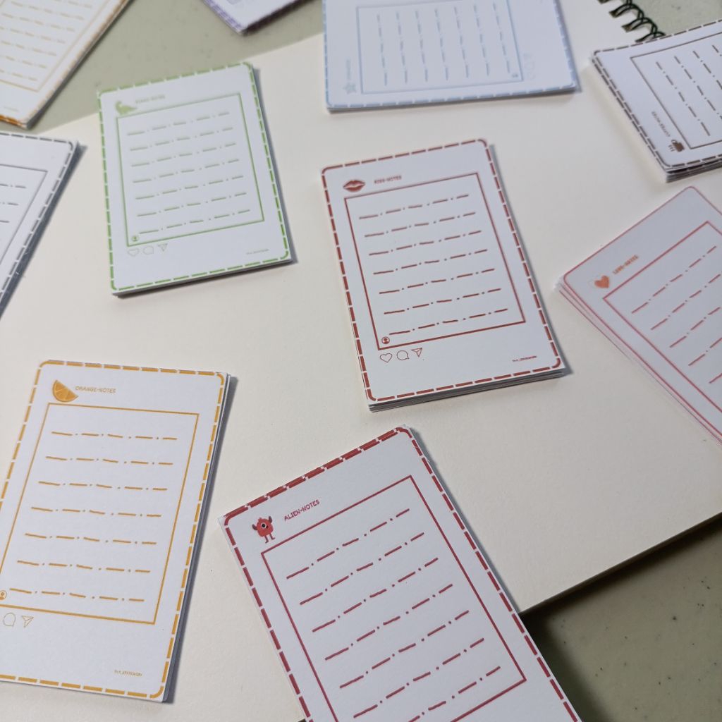 

Tha Studious | Mini Note | original design | handmade | printing | atk | keperluan sekolah | catatan