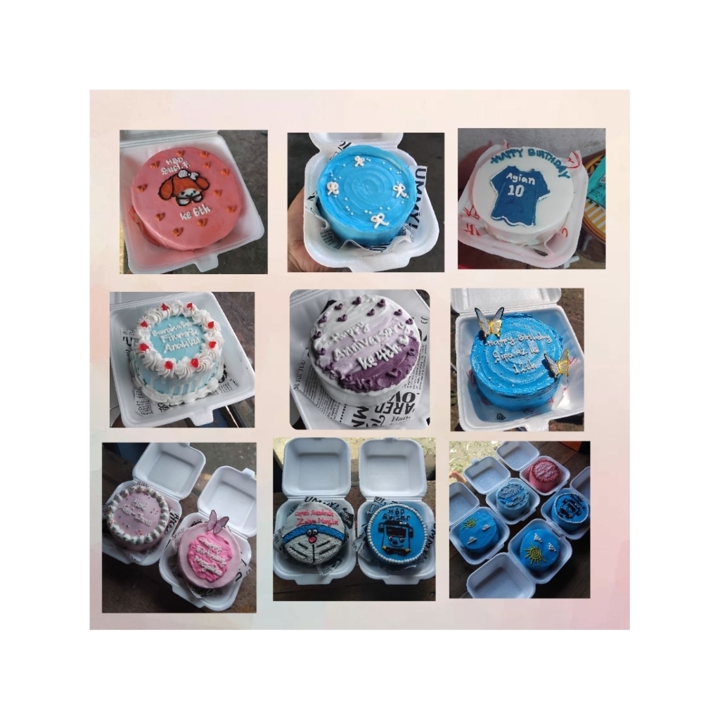 

Bento cake /cake mini