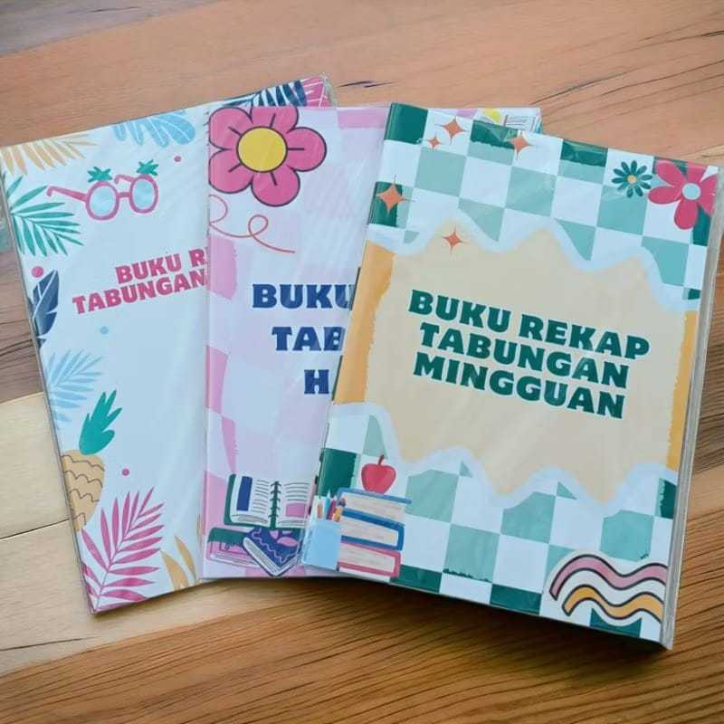 

Buku Rekap Tabungan A5 | Catatan Menabung Harian, Mingguan, Bulanan Format Tabel
