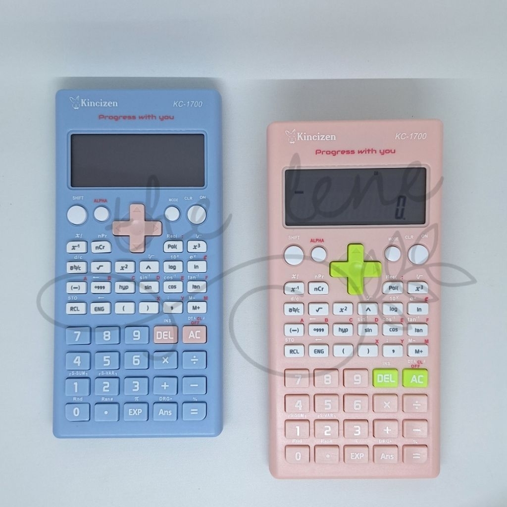 

Kalkulator Scientific Kincizen KC-1700 / Kalkulator Ilmiah Untuk Sekolah Warna Pink dan Biru