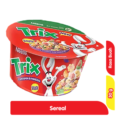 

[oddsolshop] pekanbaru/Nestle Trix Breakfast Cereal 30GR Sarapan Dengan Biji jagung Utuh Rasa Buah