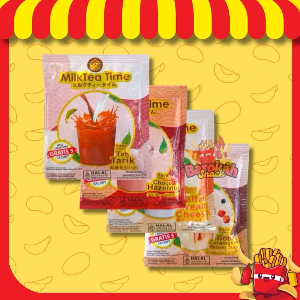 

MILK TEA TIME / MINUMAN KEMASAN / TEH TARIK / MILK TEA / BOBA BROWNSUGAR