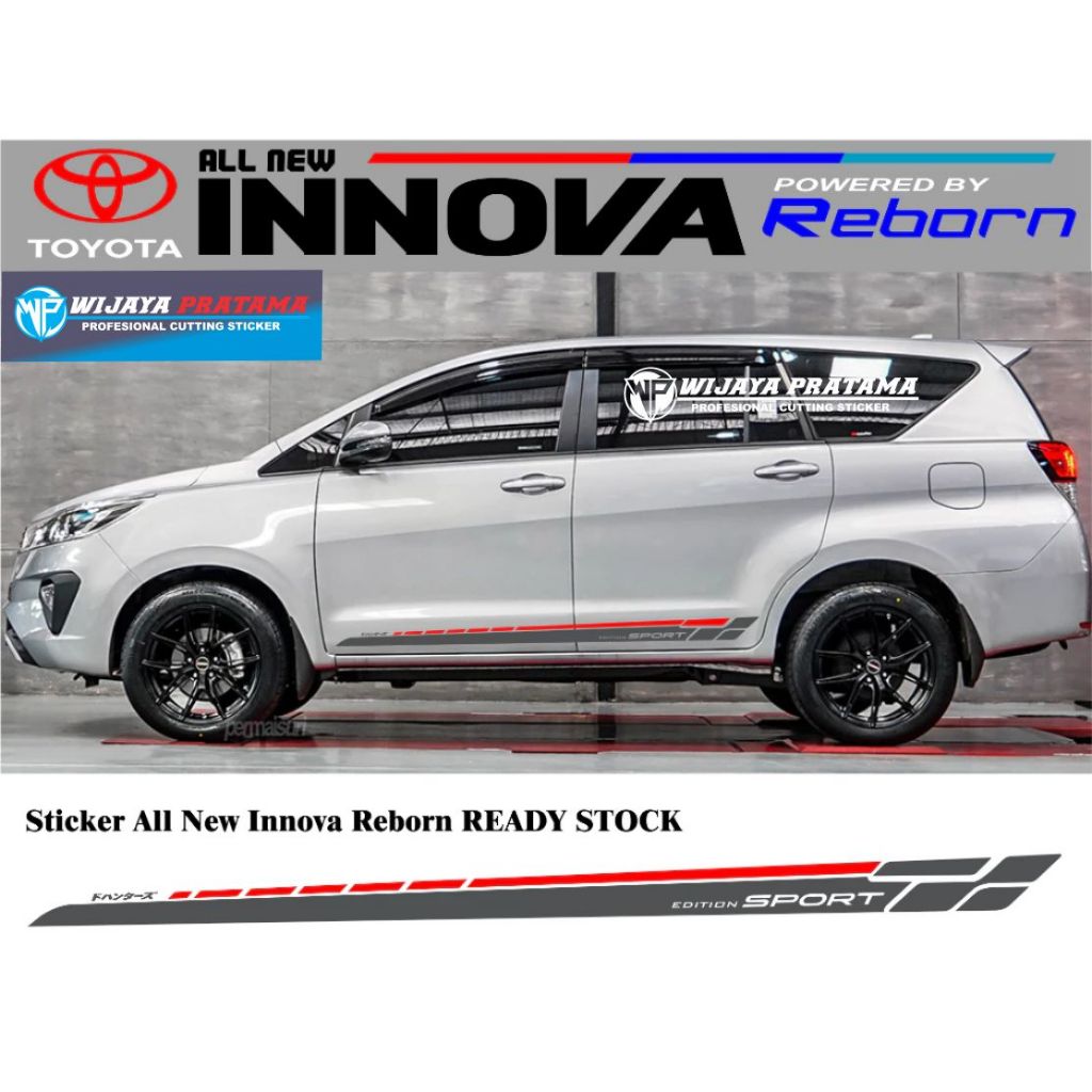 STICKER STIKER MOBIL AKSESORIS INNOVA LAMA STICKER MOBIL TOYOTA INNOVA LAMA KEREN