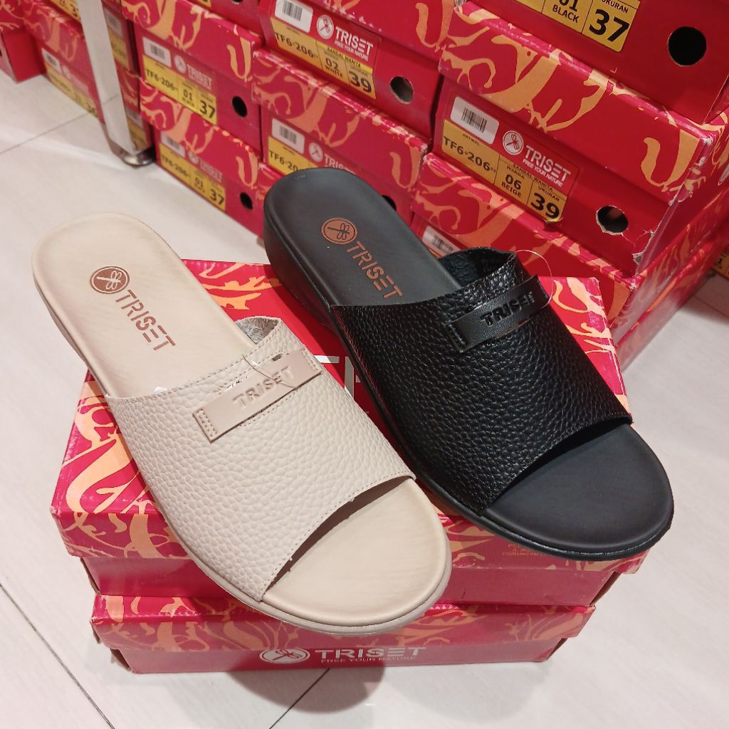 sandal wanita flat sol 3cm TRISET❗️ori matahari