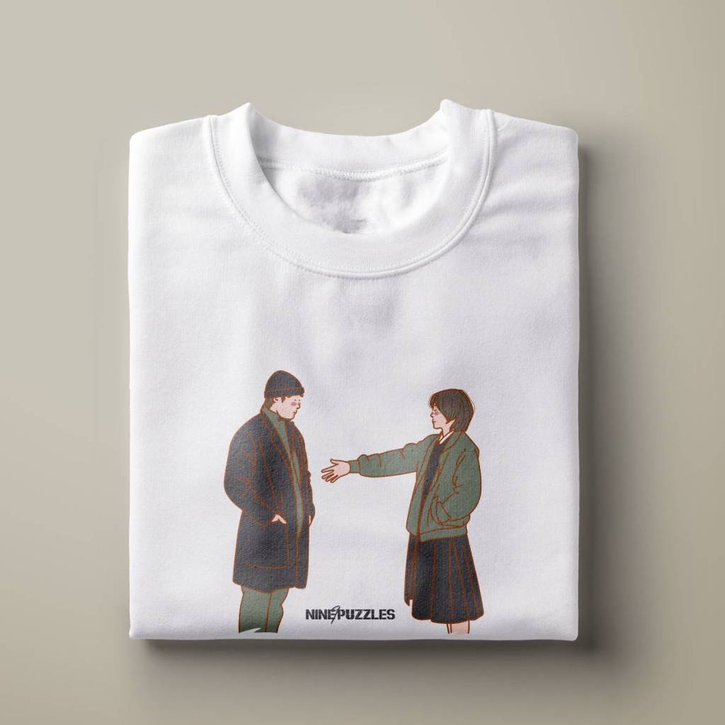 KAOS KDRAMA NINE PUZZLE KOREAN DRAMA T-SHIRT KOREAN DRAMA KDRAMA MERCHANDISE KAOS DRAMA KOREA