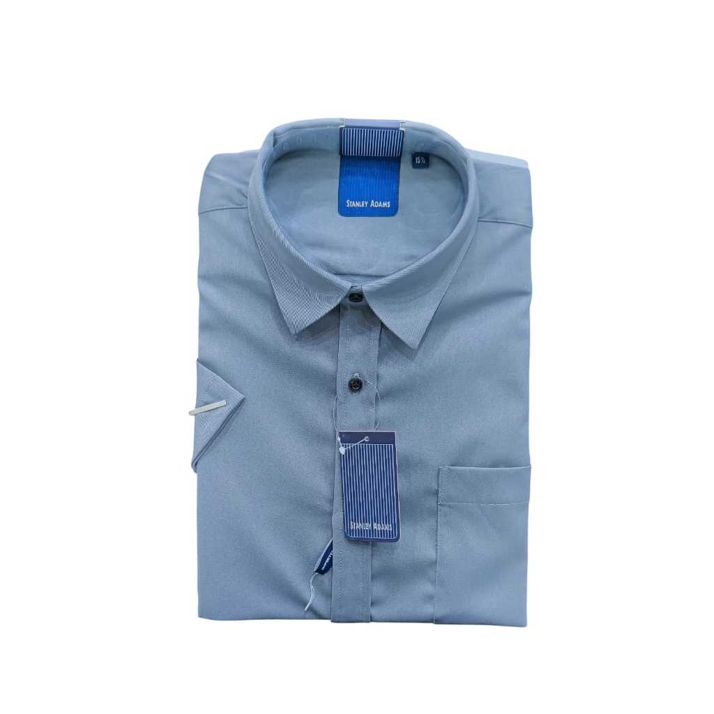 Kemeja Pria Stanley Adam Original Lengan Pendek Formal Kerja  Kantor