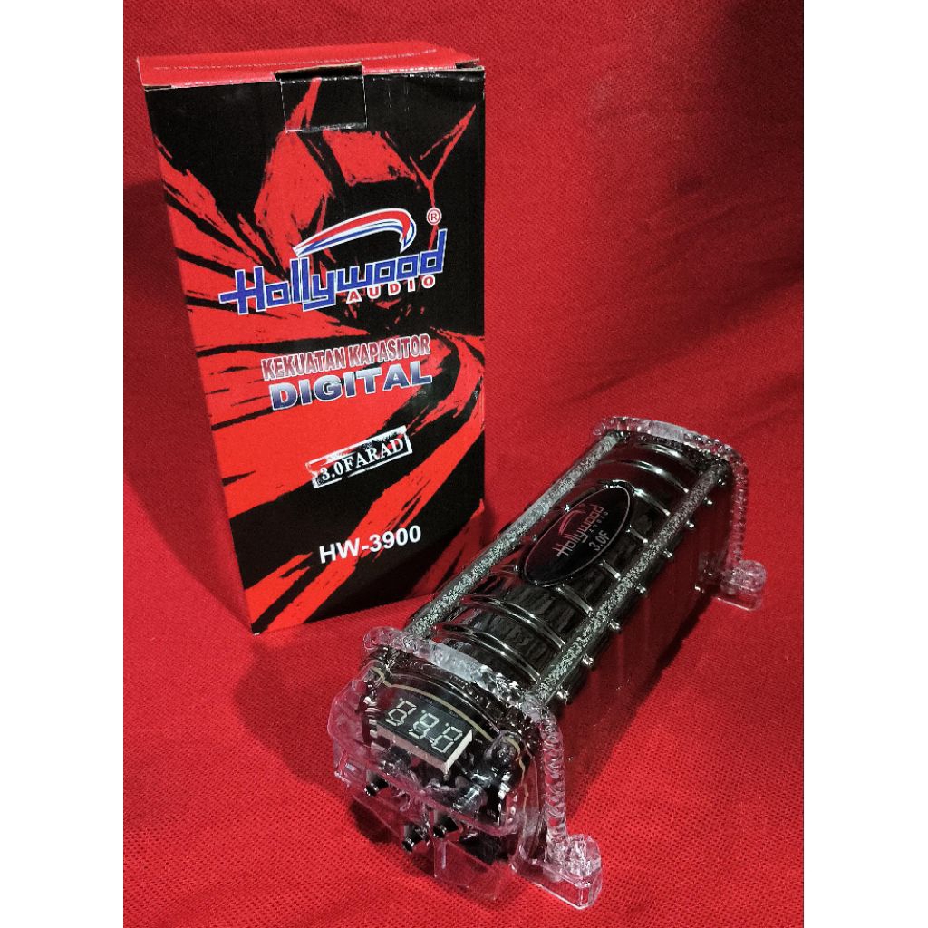 Kapasitor Bank Hollywood HW-3900 3.0farad kapasitor audio mobil