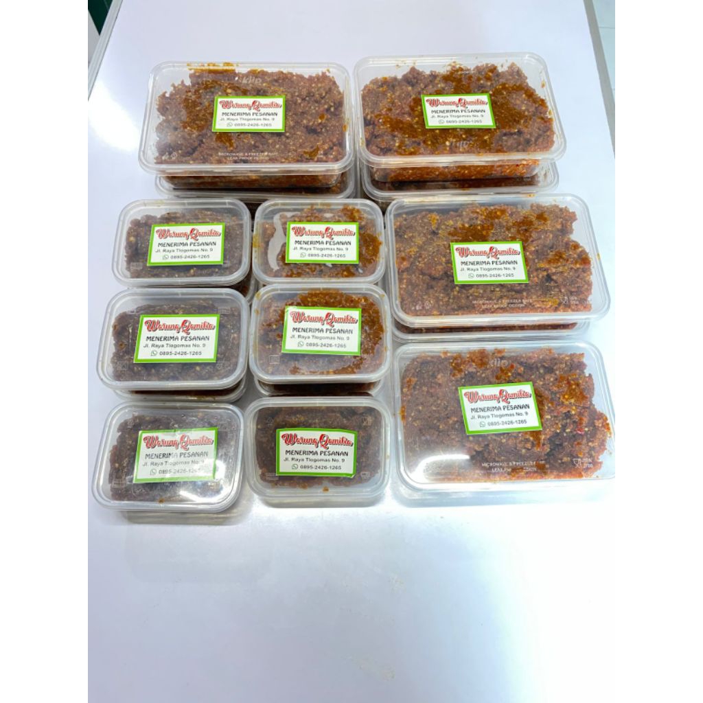 

sambal pecel khas blitar harga grosir