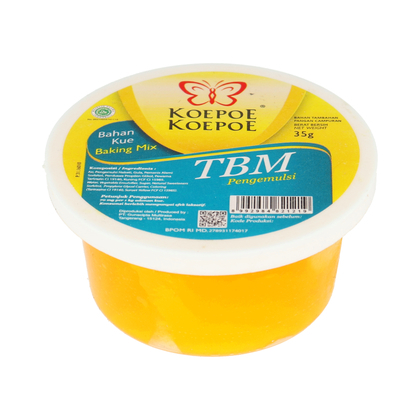 

Koepoe Koepoe TBM 35 gr Bahan Kue Baking Mix Pengemulsi Halal