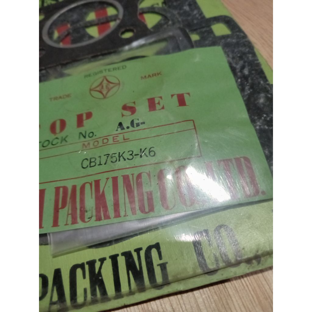 paking /gasket top set cb 175 twin