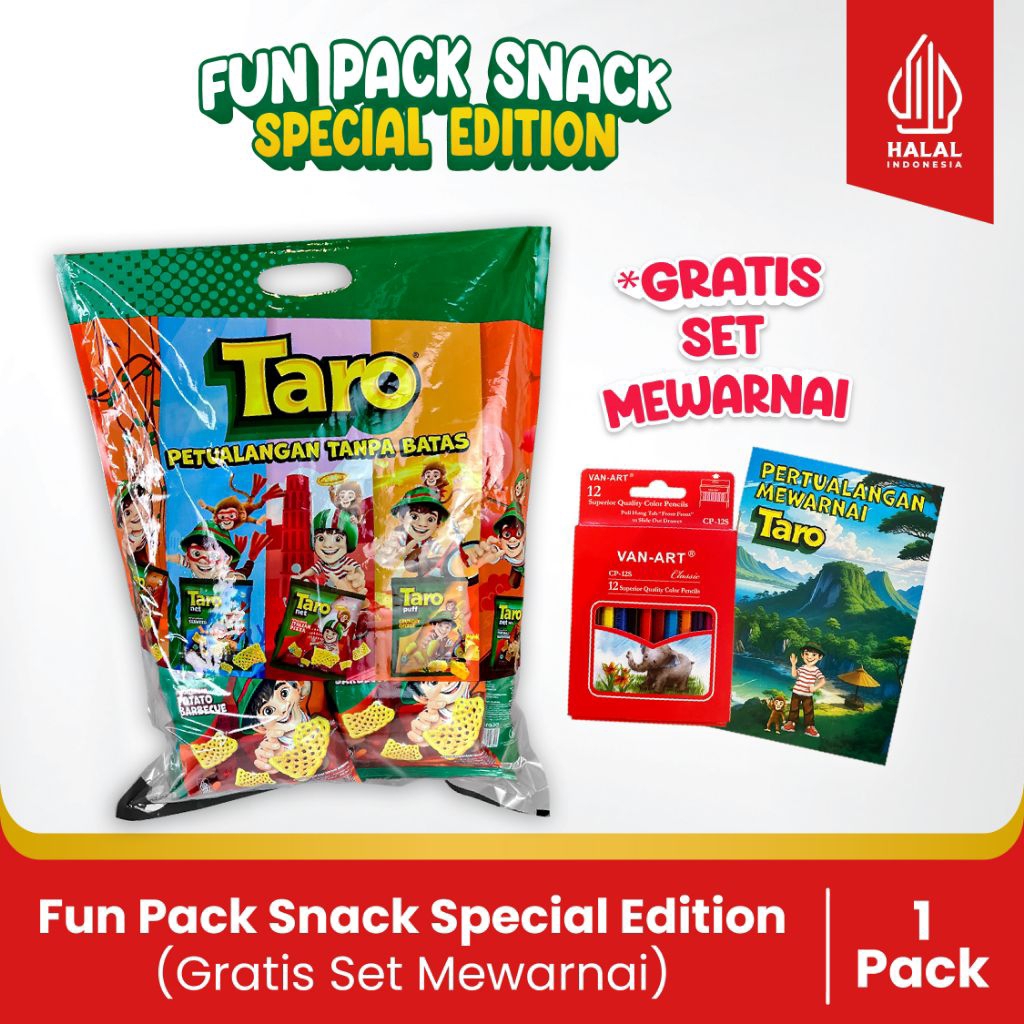 

Fun Pack Snack Spesial Edition-Paket Hampers Anak-(Gratis Set Mewarnai Lengkap)