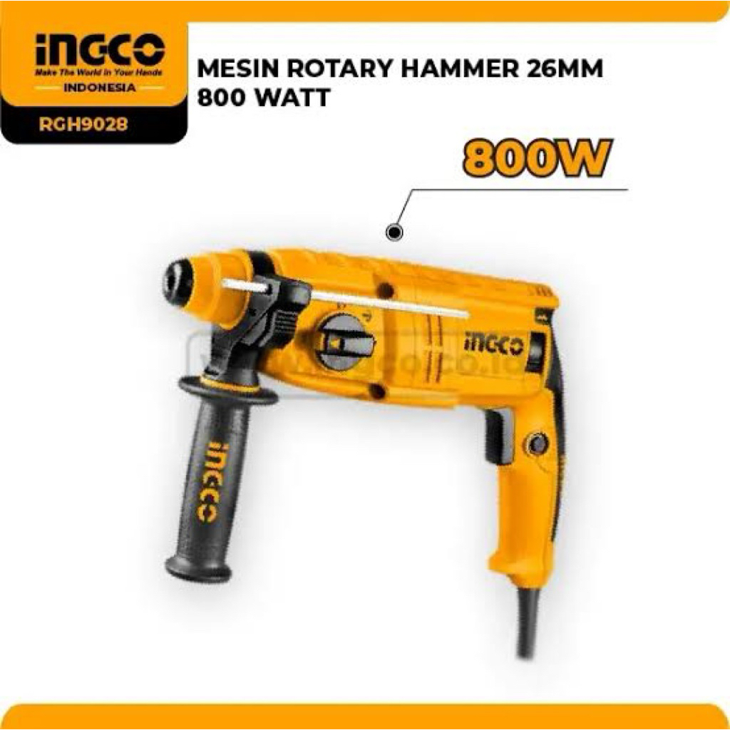 RGH9028 ingco mesin rotary hammer 800 watt