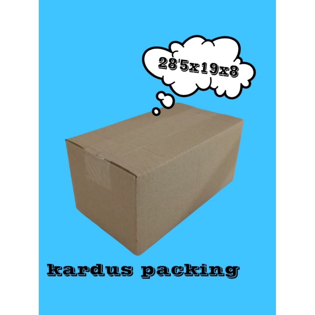 

kardus packing UK 28,5x19x8 kardus besar kardus kecil..