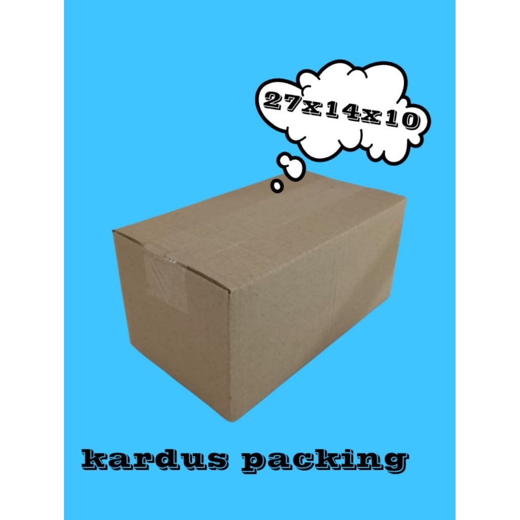 

kardus packing UK 27x14x10 kardus kecil,kardus besar
