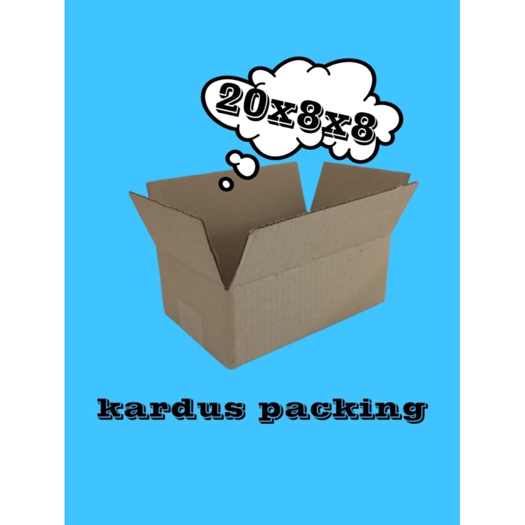 

kardus packing UK 20x8x8 kardus besar kardus kecil..
