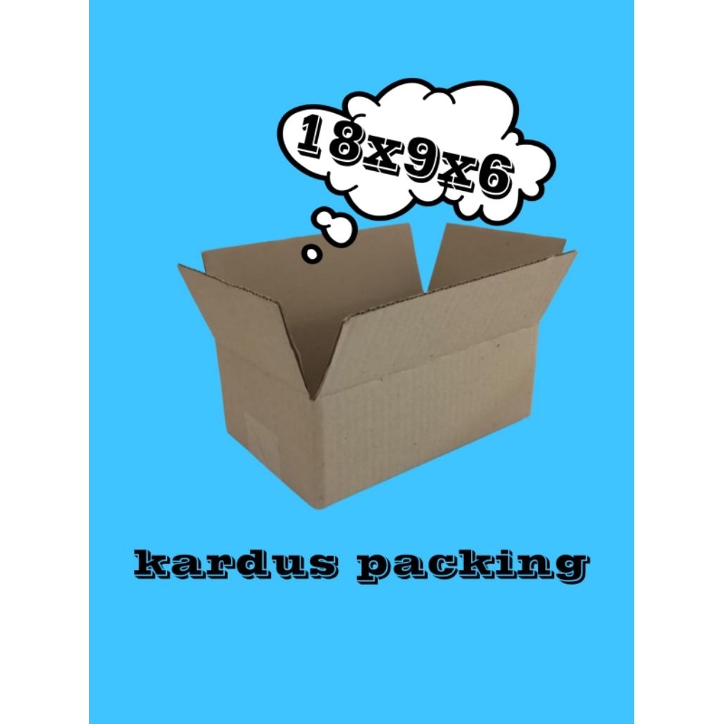 

kardus packing UK 18x9x6 kardus besar,kardus kecil