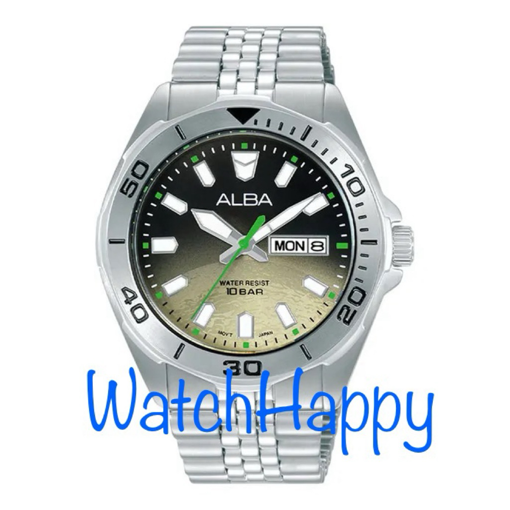 JAM TANGAN ANALOG PRIA ALBA AV3585X1 / AV3585 / AV3585X GRAVITY SATURN QUARTZ MOVEMENT GRADIENT DIAL