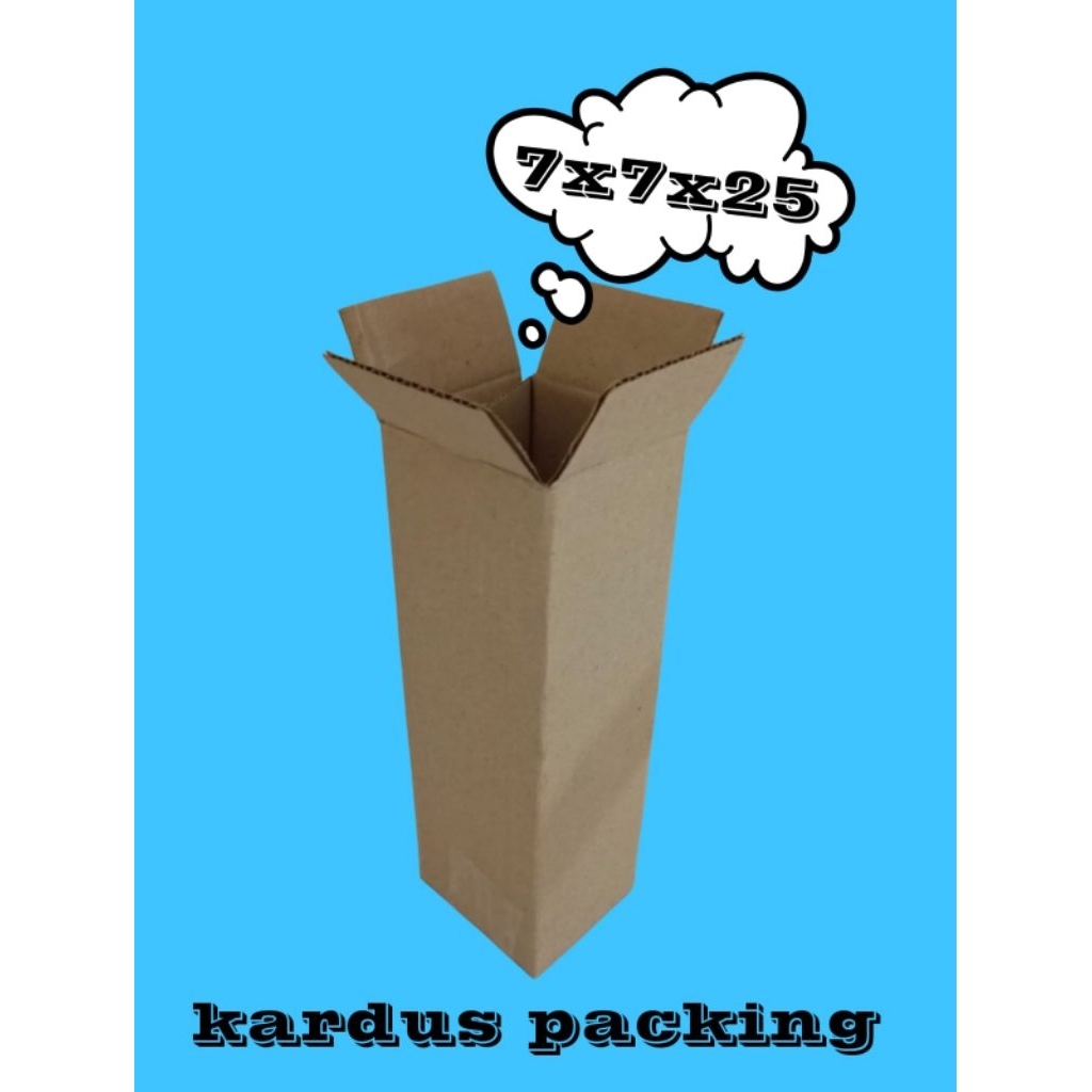 

kardus packing UK 7x7x25 kardus besar kardus kecil..