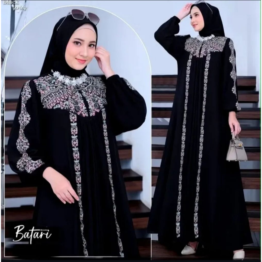 batari DRES bahan ceruty babydol gamis ceruty gamis bahan ceruty gamis kondangan dress kondangan dre