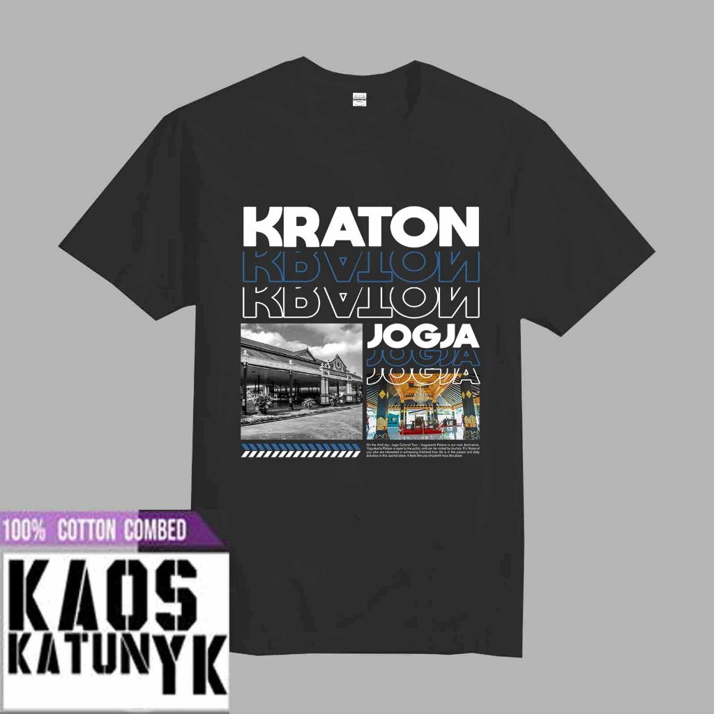 Kaos Kraton Yogyakarta Cotton Combed